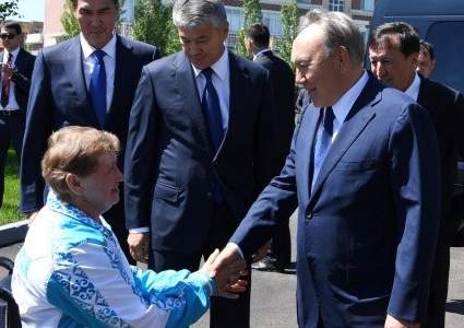 Паралимпийский тренировочный центр в Астане посетил Назарбаев