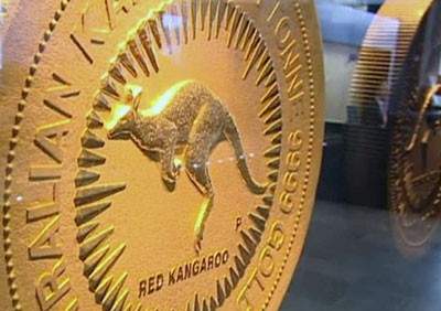 Самую большую золотую монету в мире представили в Германии (ВИДЕО)