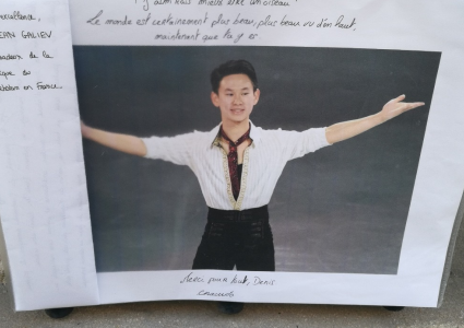 Во Франции поклонники Дениса Тена скорбят о его гибели