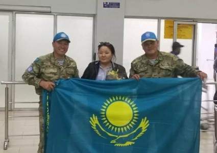 Впервые Казахстан для выполнения миротворческой миссии направил женщину-военнослужащую