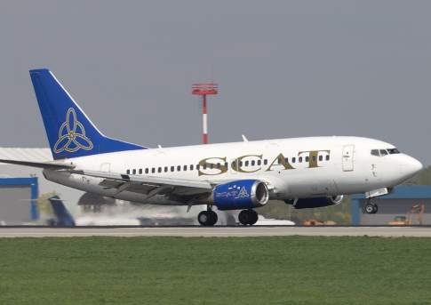 Из-за техпричин вылетевший из Астаны самолет авиакомпании SCAT вернулся в аэропорт