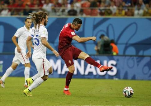 Португалия ушла от поражения на последних секундах в матче против США на ЧМ по футболу в Бразилии (Видео)