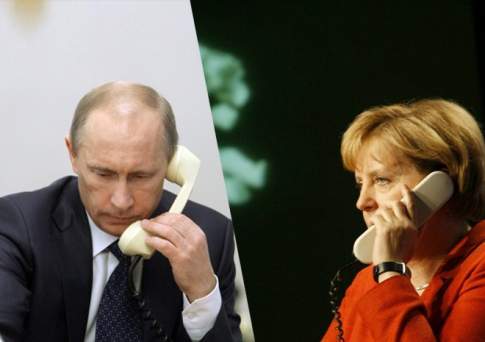 Путин и Меркель договорились начать расследование кризиса на Украине