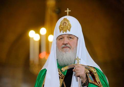 Патриарх Кирилл наградил Назарбаева орденом Сергия Радонежского I степени