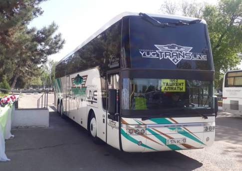 Регулярное автобусное сообщение запустили между Алматы и Ташкентом