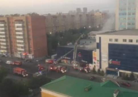 Развлекательный комплекс «Жара» горел в Астане