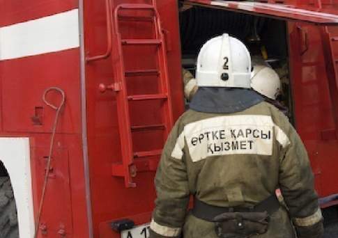 Здание акимата одного из сел горело в Кызылординской области