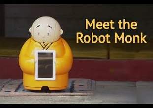 В Китае появился робот-монах (Видео)
