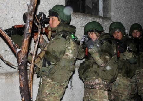 В Шымкенте проходят антитеррористические учения